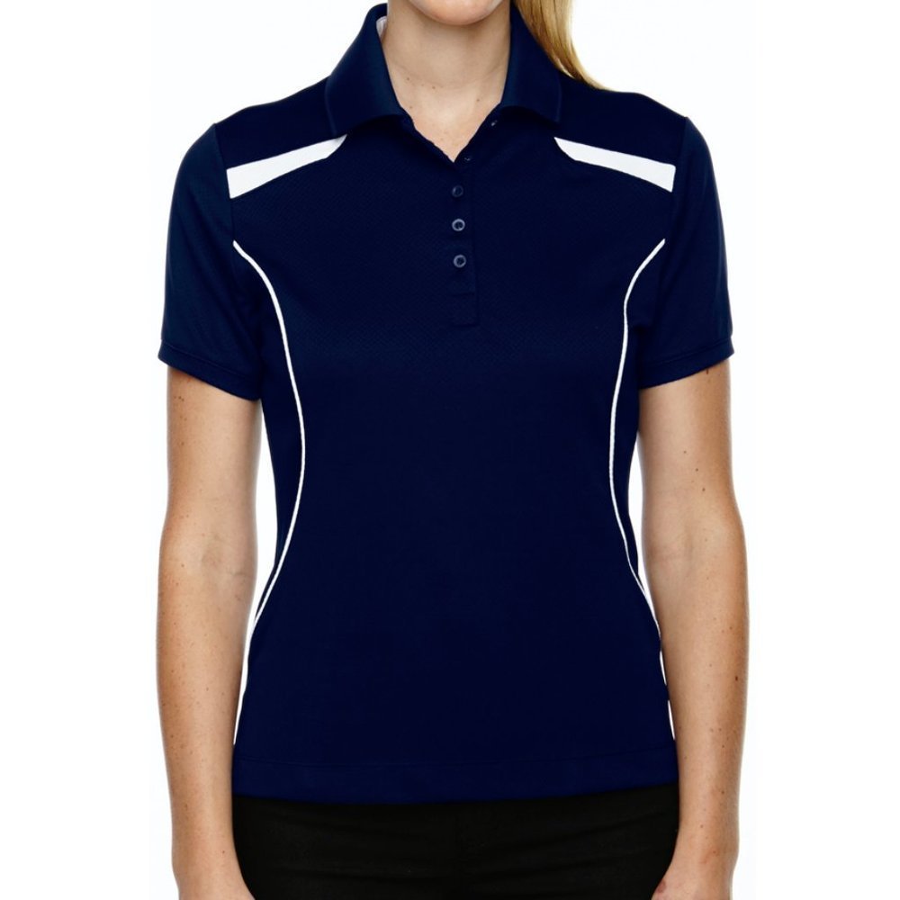 Ladies' Polyester Polo Shirt-Small (Navy Blue)